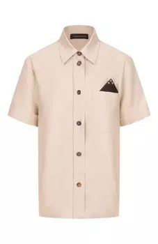 Рубашка изо льна и шелка Lorena Antoniazzi