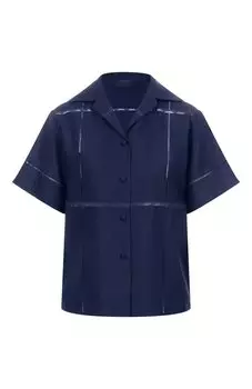 Рубашка изо льна и шелка MVST