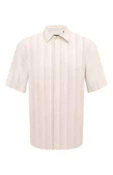 Рубашка изо льна и шелка Zegna