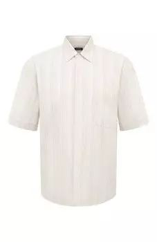 Рубашка изо льна и шелка Zegna