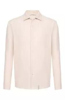 Рубашка изо льна и вискозы HINNOMINATE