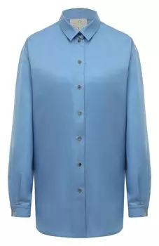 Рубашка изо льна и вискозы OLOLOL