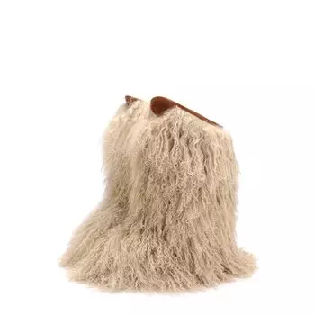 Сапоги Furry с отделкой из овчины Saint Laurent