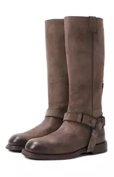 Сапоги из нубука Pantanetti