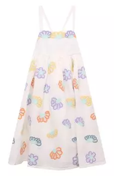 Сарафан изо льна и хлопка Stella McCartney