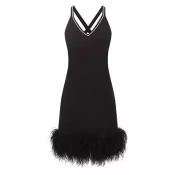 Сарафан с перьями ALine