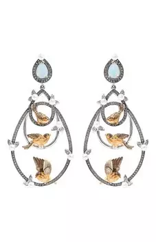 Серьги Bird Queensbee