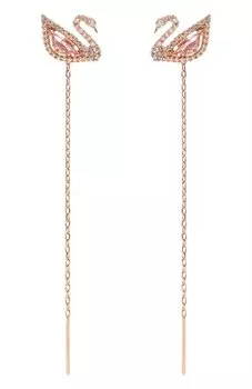 Серьги Dazzling Swan Swarovski
