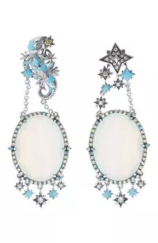 Серьги Gecko Queensbee