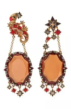 Серьги Gecko Queensbee