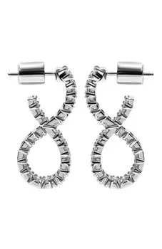 Серьги Hyperbola Hoop Swarovski