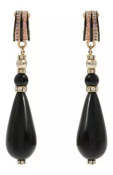 Серьги-клипсы с подвесками Giorgio Armani