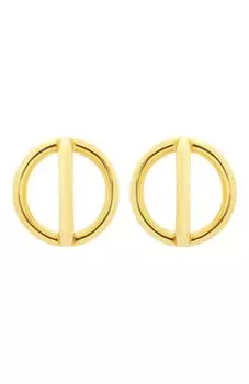 Серьги Орбиты с позолотой Avgvst