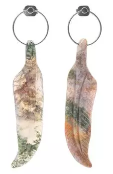 Серьги Перо Кецаля MIDGARD PARIS