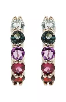 Серьги-радуги из камней Secrets jewelry