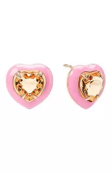 Серьги Courage с цитринами Moonka