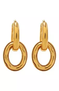 Серьги со съемной частью Jil Sander