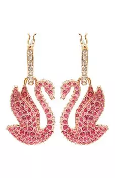 Серьги Swan Swarovski