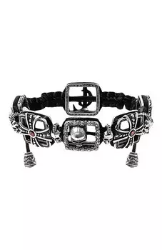 Серебряный браслет Spinning Skull GL Jewelry