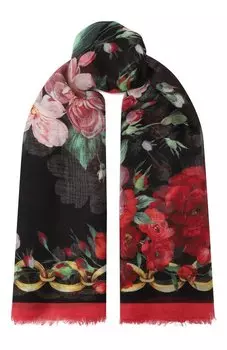 Шаль из кашемира и шелка Dolce & Gabbana