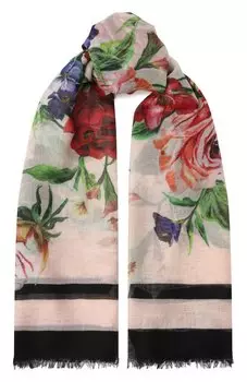 Шаль из кашемира и шелка Dolce & Gabbana