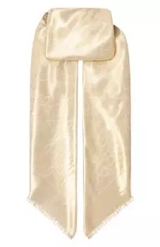 Шаль из шелка и шерсти Elie Saab