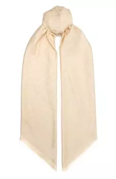 Шаль из шелка и шерсти Valentino