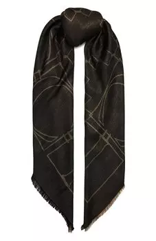 Шаль из шерсти и вискозы Gucci