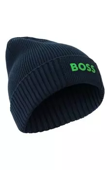 Шапка из хлопка и шерсти BOSS