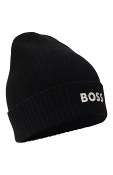 Шапка из хлопка и шерсти BOSS