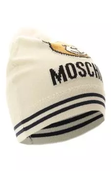 Шапка из хлопка и шерсти Moschino