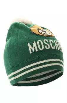 Шапка из хлопка и шерсти Moschino