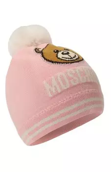 Шапка из хлопка и шерсти Moschino
