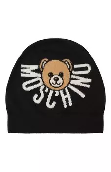 Шапка из хлопка и шерсти Moschino