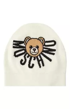 Шапка из хлопка и шерсти Moschino