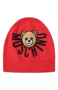 Шапка из хлопка и шерсти Moschino
