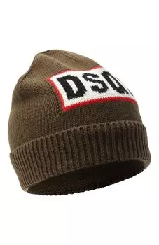 Шапка из шерсти и хлопка Dsquared2
