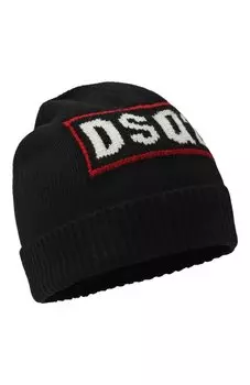 Шапка из шерсти и хлопка Dsquared2