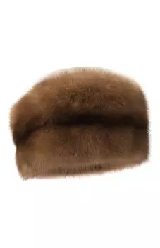 Шапка-кубанка из меха норки и соболя VICTORIA KUSENKOVA