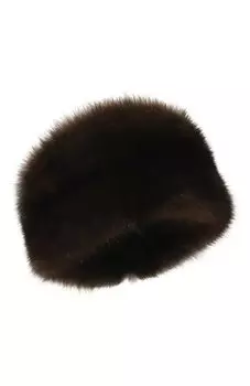 Шапка-кубанка из меха норки и соболя VICTORIA KUSENKOVA