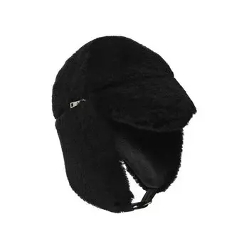 Шапка со съемными ушками Yves Salomon Enfant