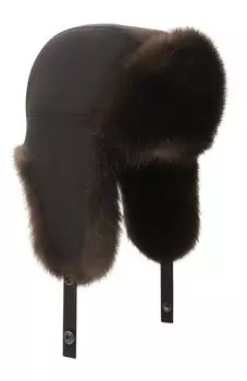 Шапка-ушанка AntiStorm с отделкой из меха соболя Black Sable