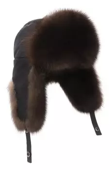 Шапка-ушанка AntiStorm с отделкой из меха соболя Black Sable