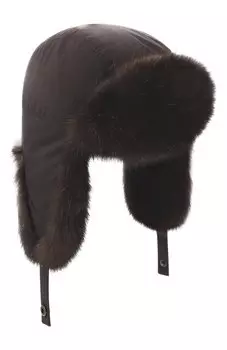 Шапка-ушанка AntiStorm с отделкой из меха соболя Black Sable