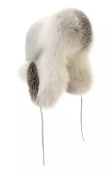 Шапка-ушанка Дарья с отделкой из меха лисы FurLand