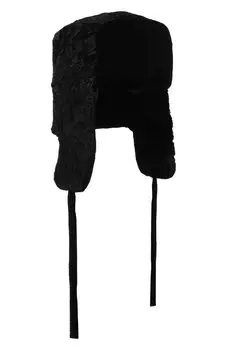 Шапка-ушанка из меха каракульчи VICTORIA KUSENKOVA