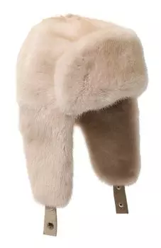 Шапка-ушанка из меха норки VICTORIA KUSENKOVA