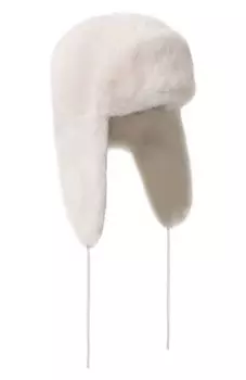 Шапка-ушанка из меха норки и соболя VICTORIA KUSENKOVA