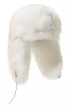 Шапка-ушанка с отделкой из песца Yves Salomon