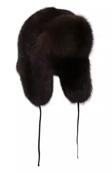 Шапка-ушанка из меха соболя FurLand